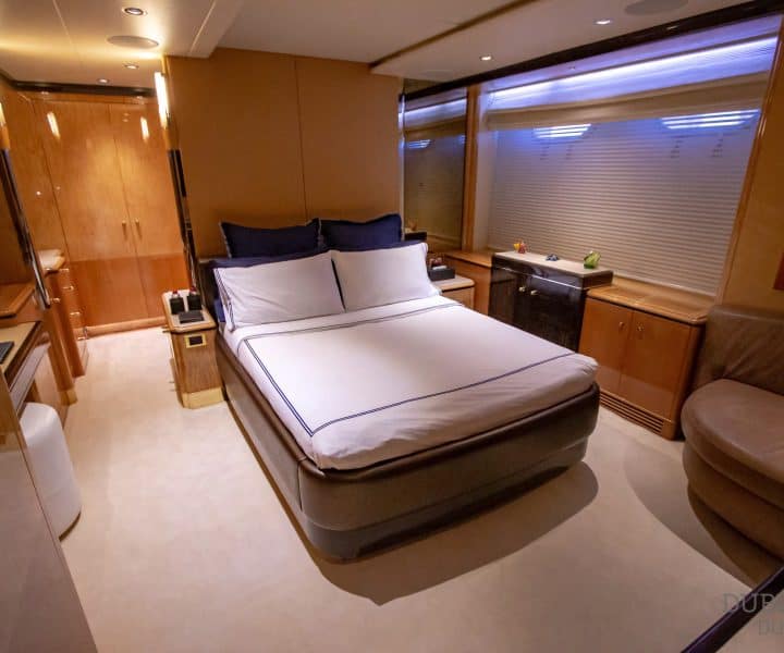 twin bed superyacht