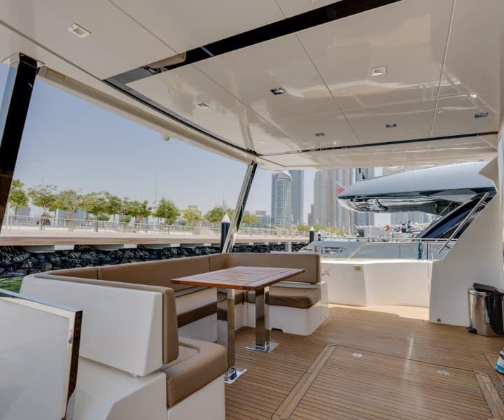 seating area galeon yacht