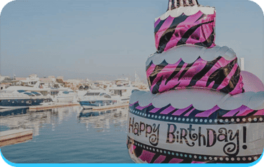 birthday on a yacht