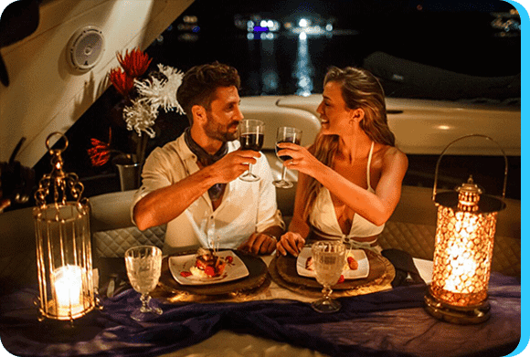 private yacht dinner cruise dubai