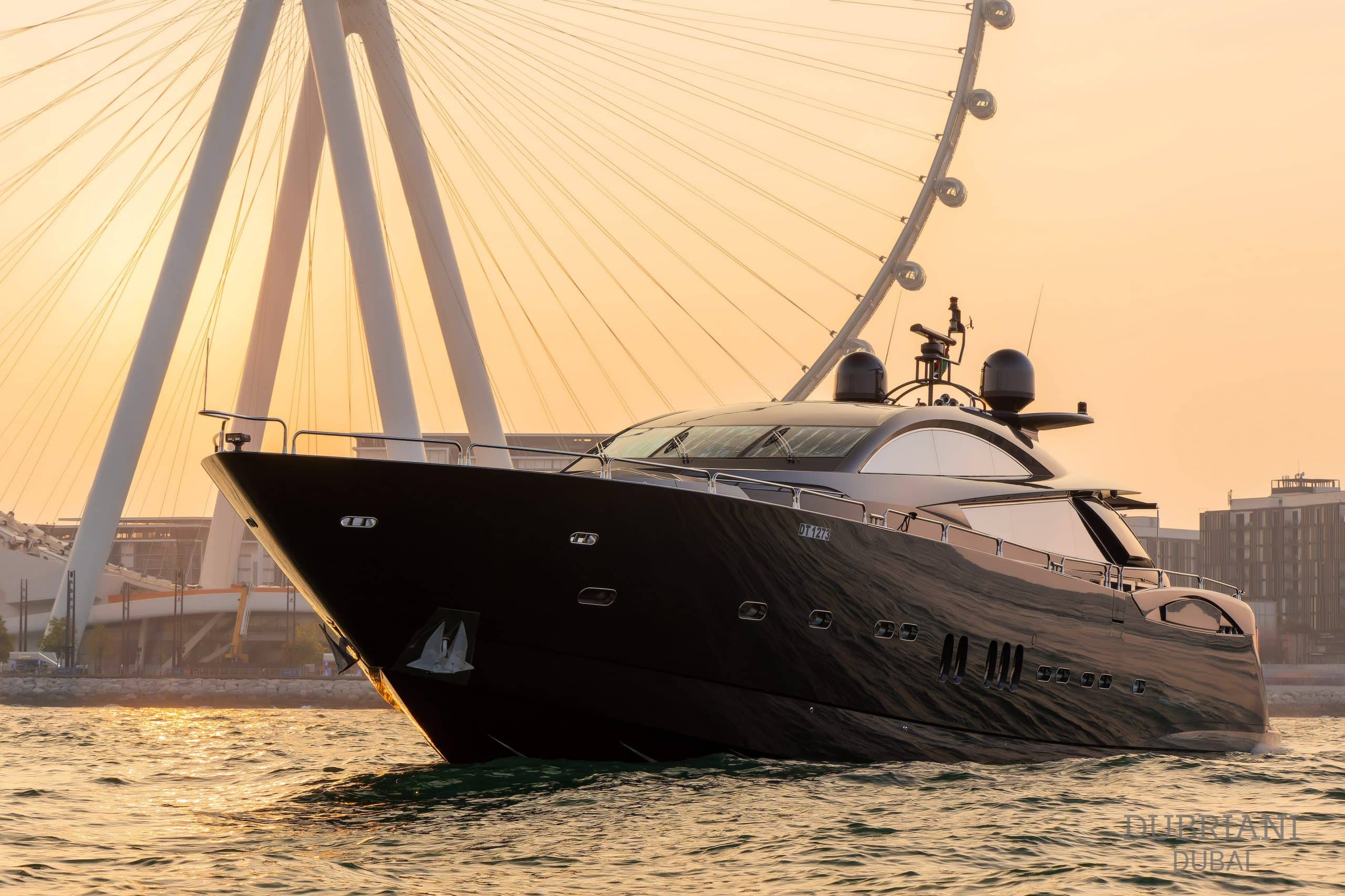 Charter the Sunseeker 108 Predator for an unforgettable Dubai cruise.