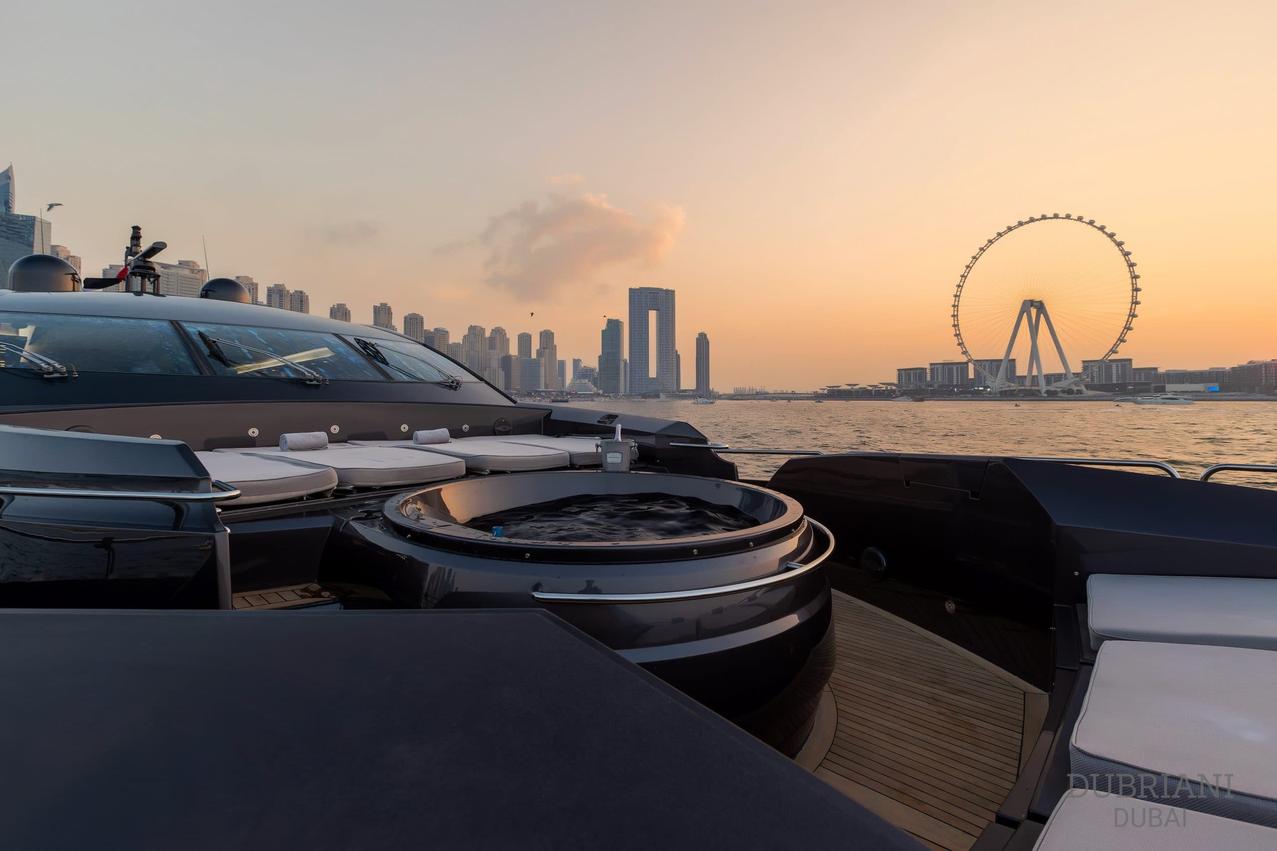 Sunseeker 108 Predator: A yacht designed for luxury seekers in Dubai.