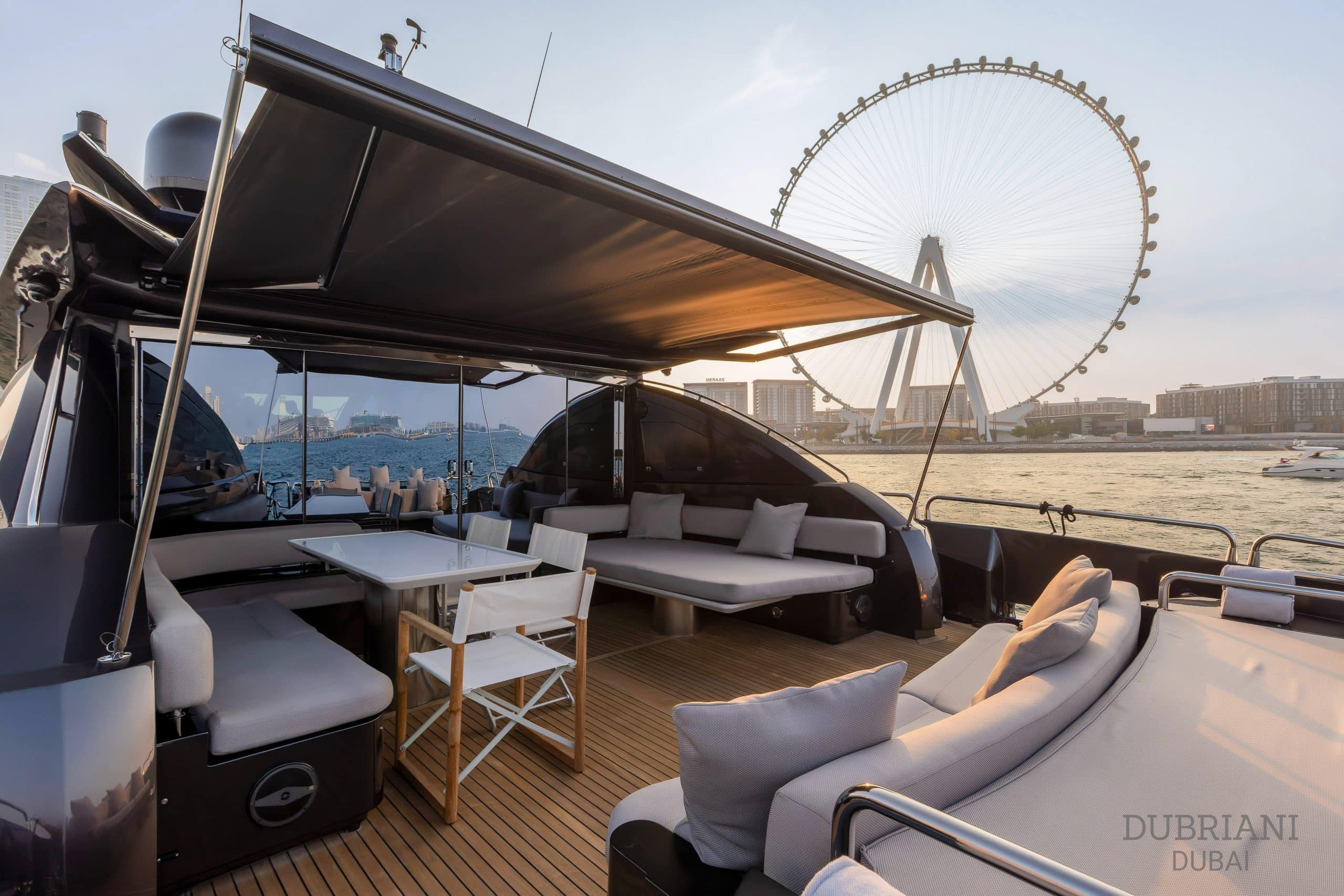 Sunseeker 108 Predator: The black beauty of Dubai's charter yachts.