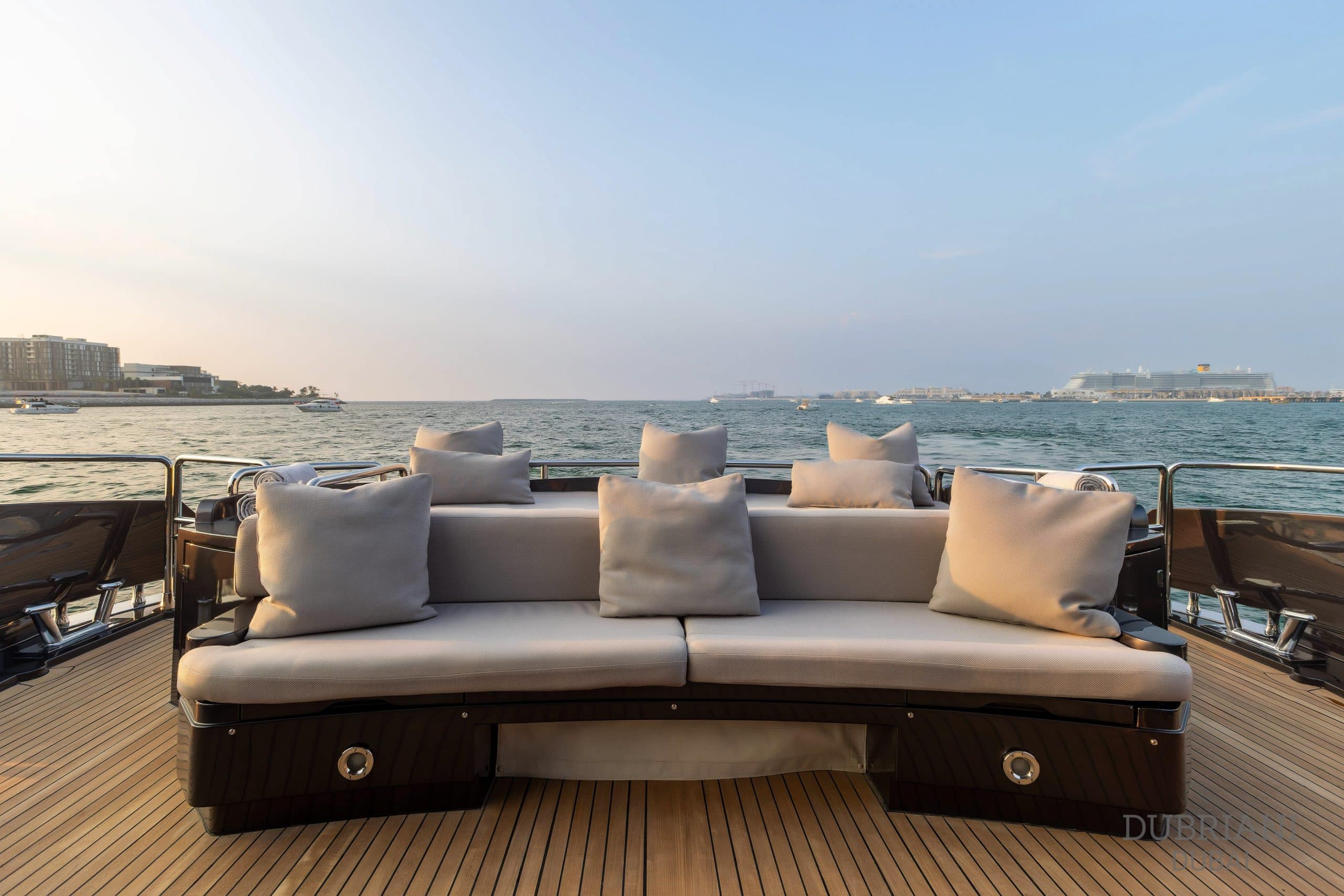 Discover the elegance of the Sunseeker 108 Predator on a Dubai cruise.