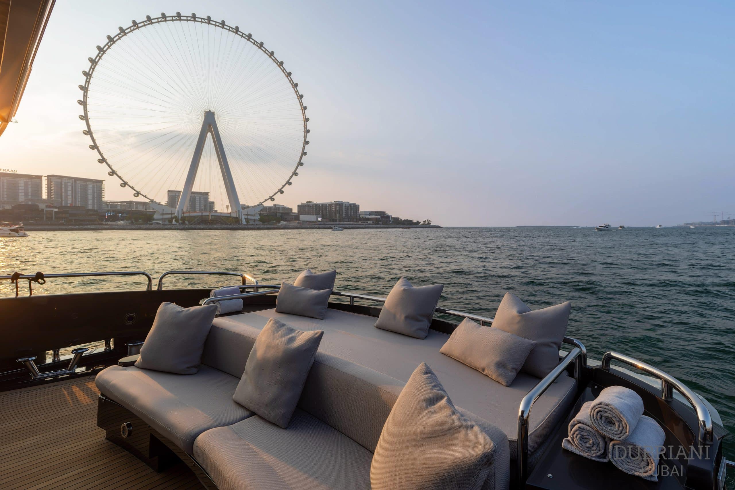 Sunseeker 108 Predator: Your ticket to luxury living on Dubai's waters.
