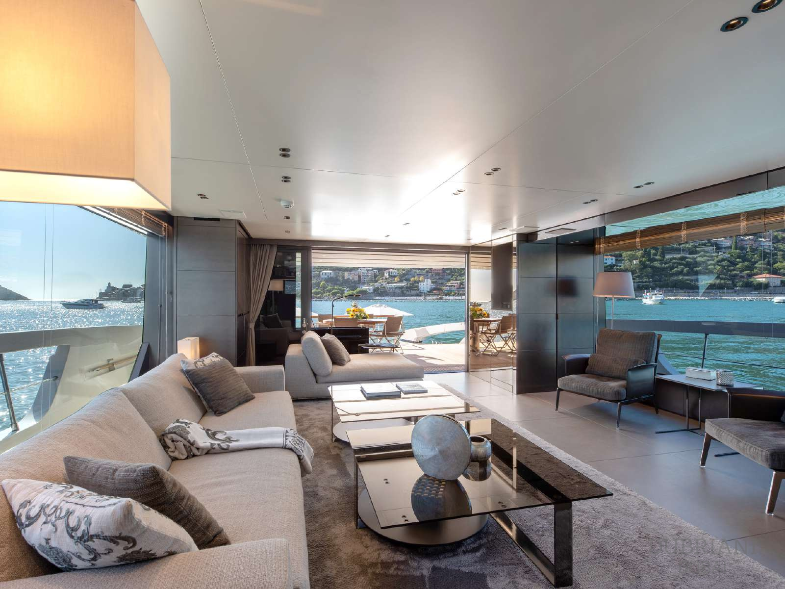 Private yacht charter in Dubai: San Lorenzo SX88's ensuite cabins for your comfort