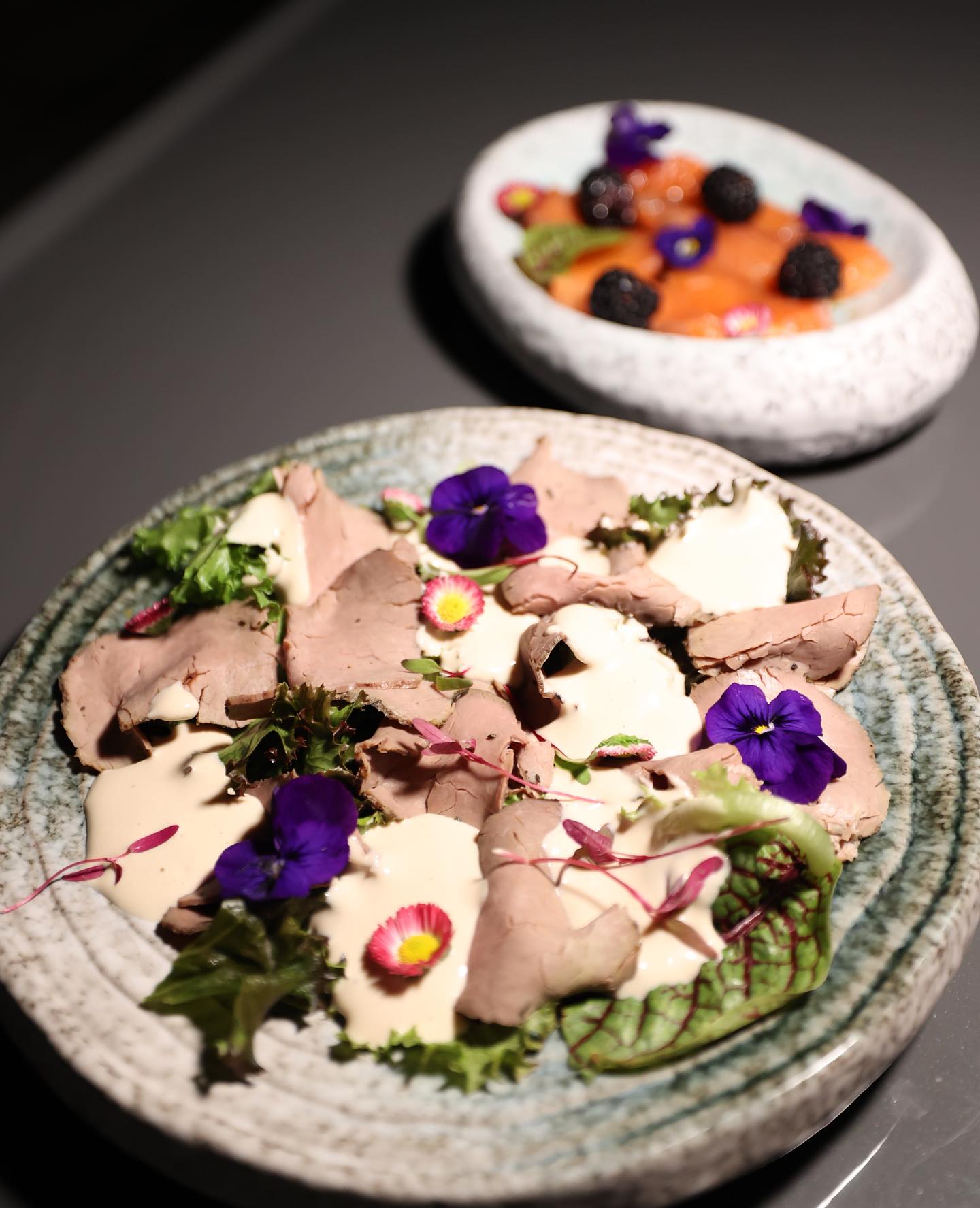 gourmet wedding catering dish served during luxury yacht wedding event