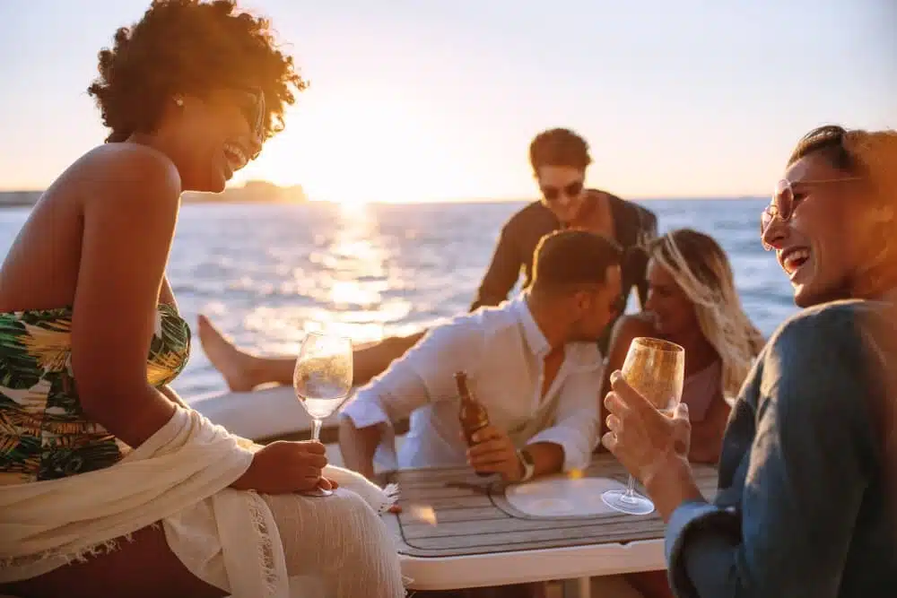 What are the advantages of chartering a yacht cruise?
