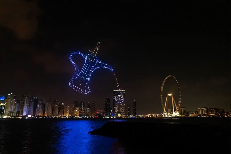 Dubai Yacht Charters: Experience the Spectacular DSF Drone Show