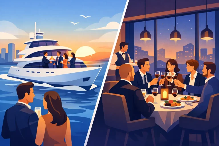 Corporate Yacht or Restaurant Buyout?