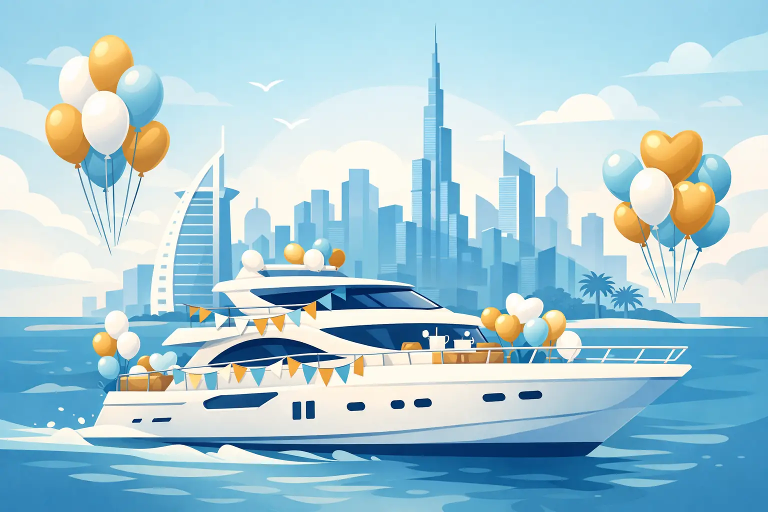 Yacht Decorations and Balloons Dubai