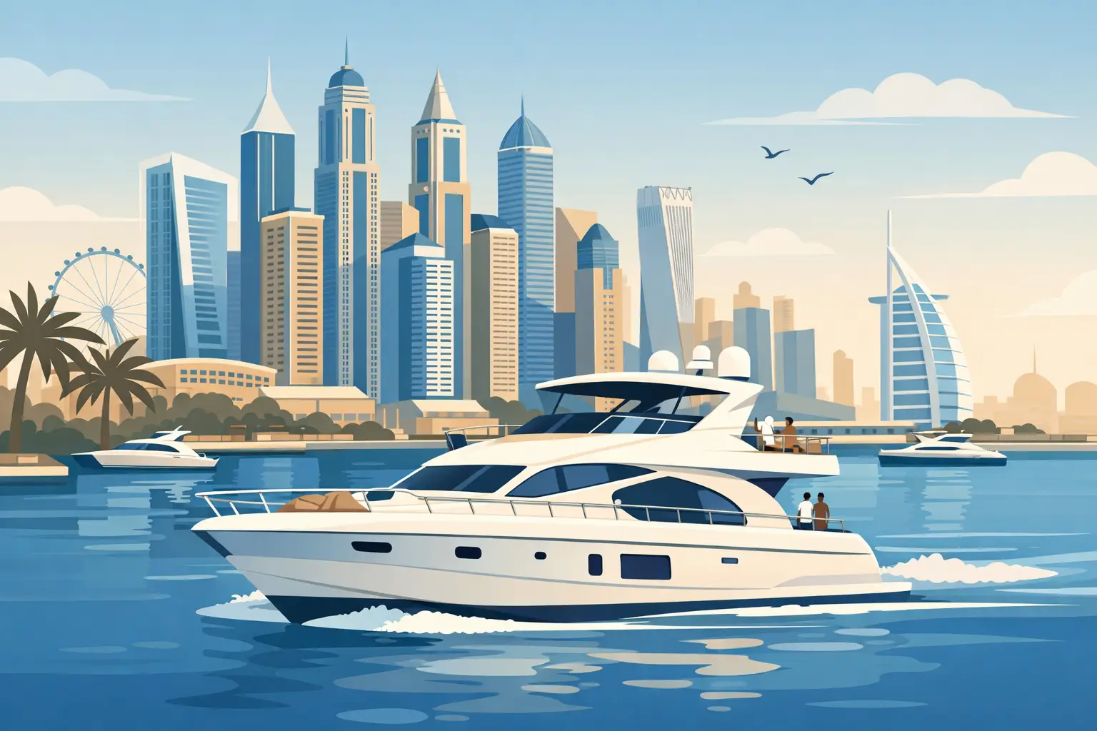 Hourly Yacht Rental Dubai Marina: What to Book