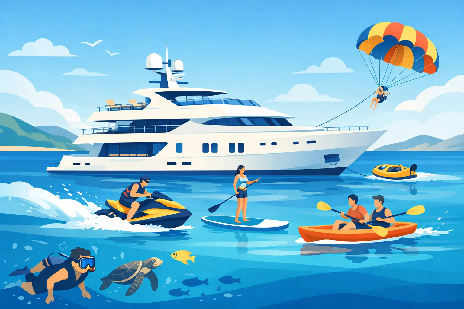 9 Best Yacht Water Activities to Book