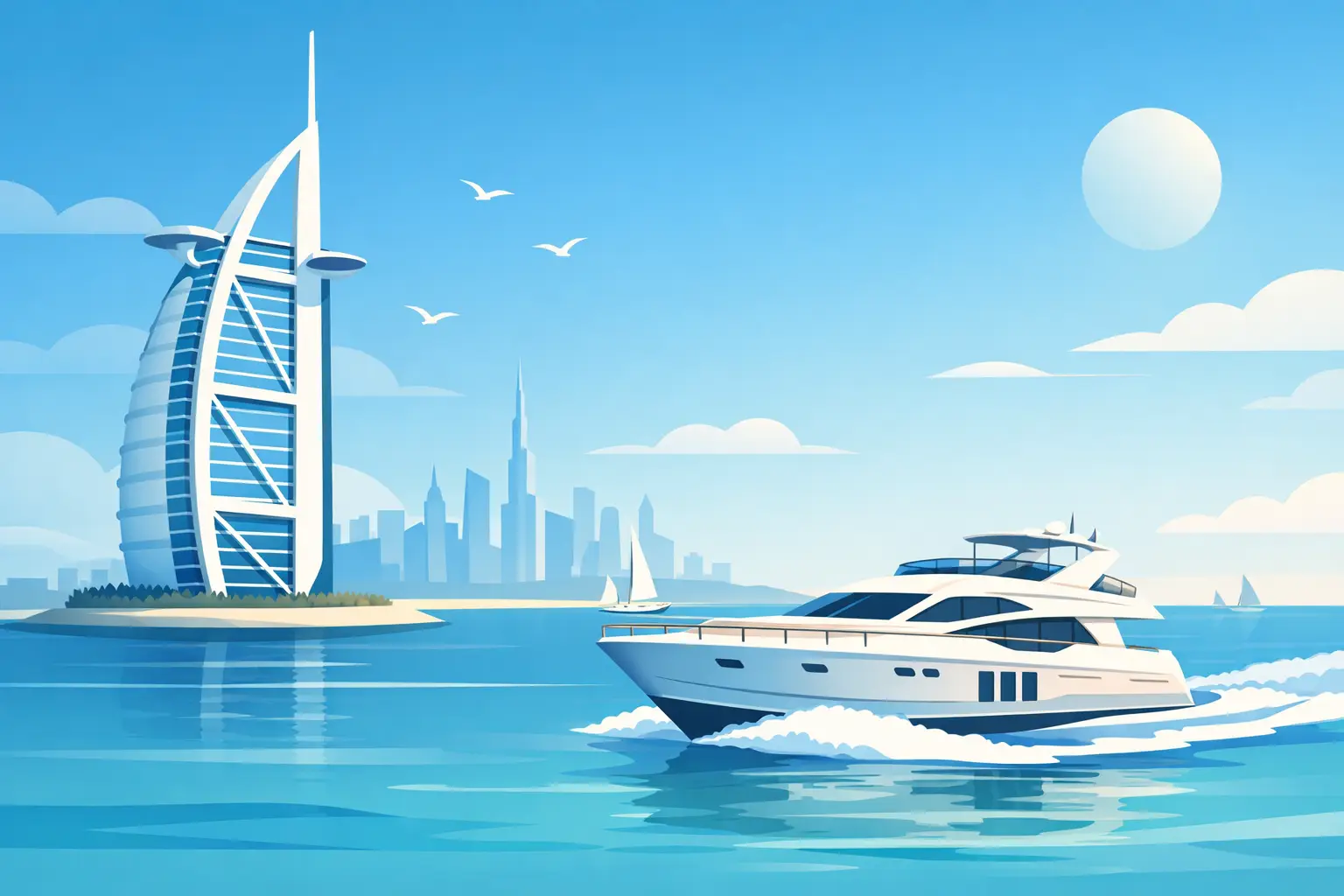 Burj Al Arab Yacht Sightseeing Done Right