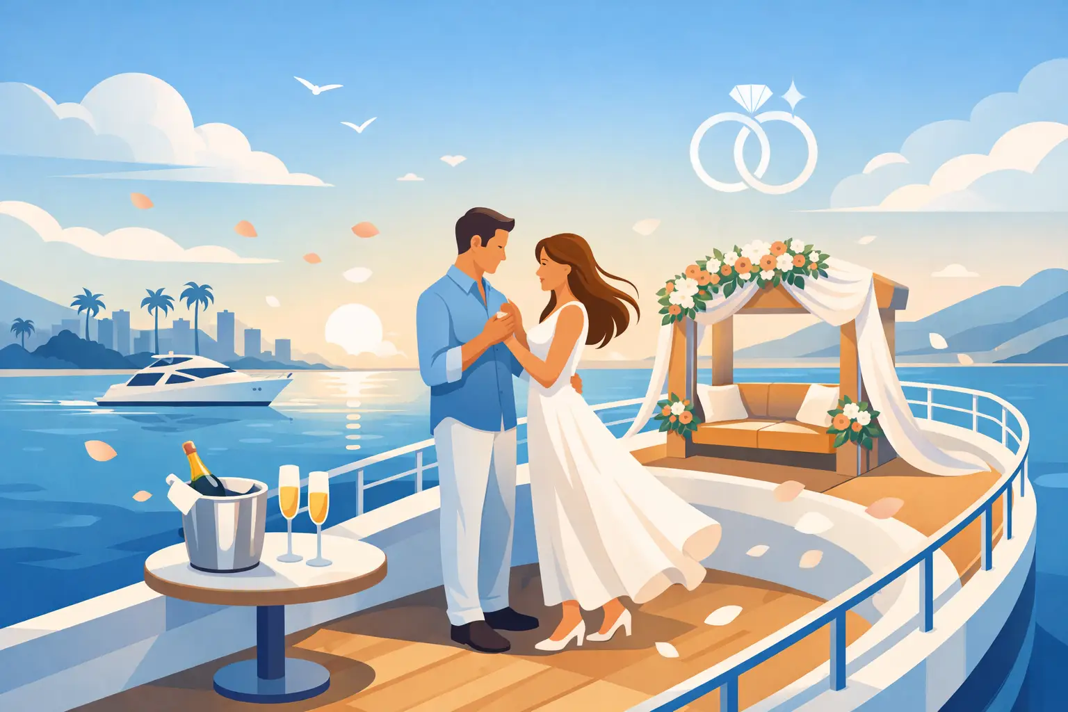 How to Set Up a Yacht Engagement Celebration