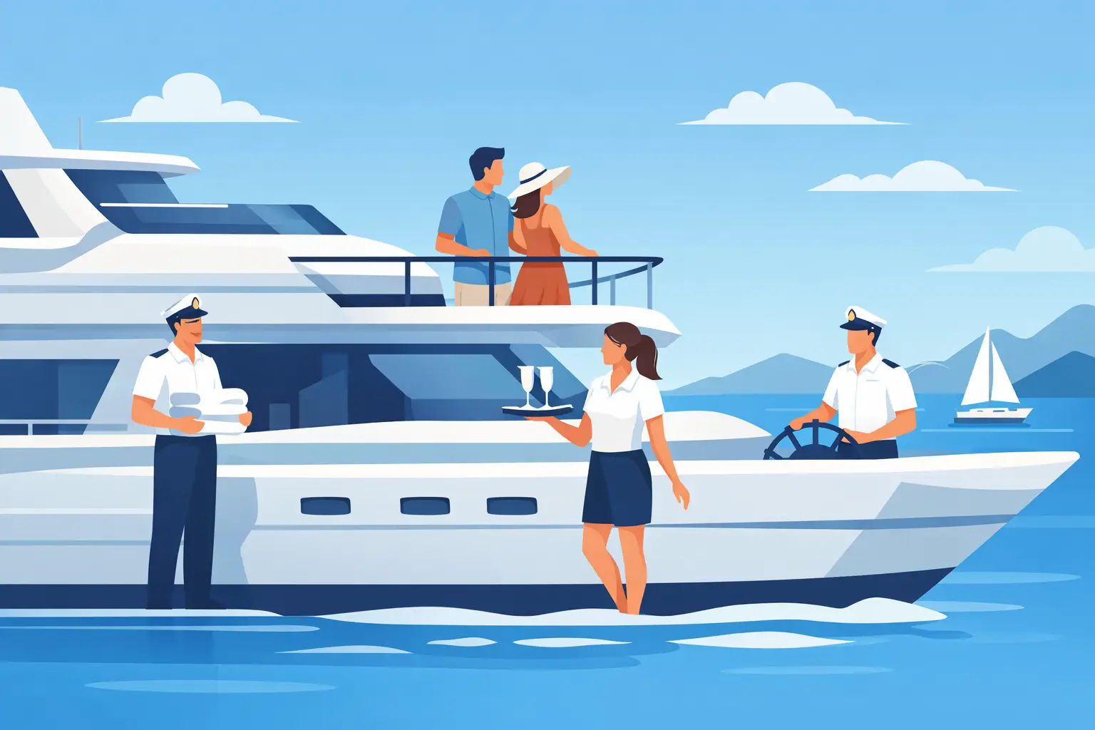 Are Yacht Crews Included Onboard?