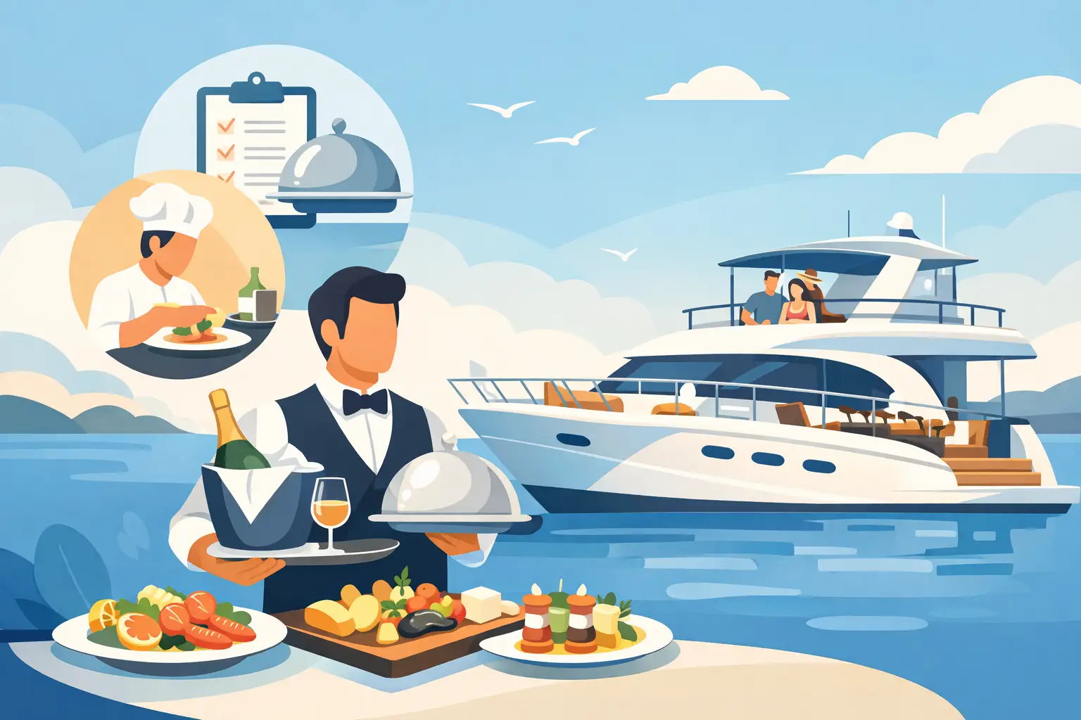 How Yacht Catering Packages Work