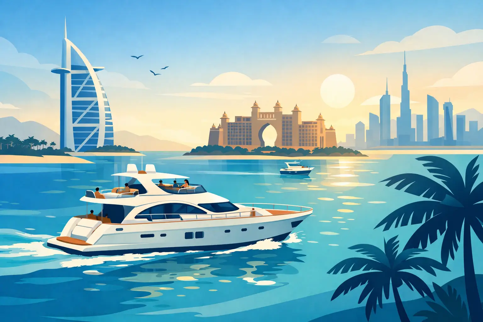 7 Best Yacht Routes Dubai Guests Love