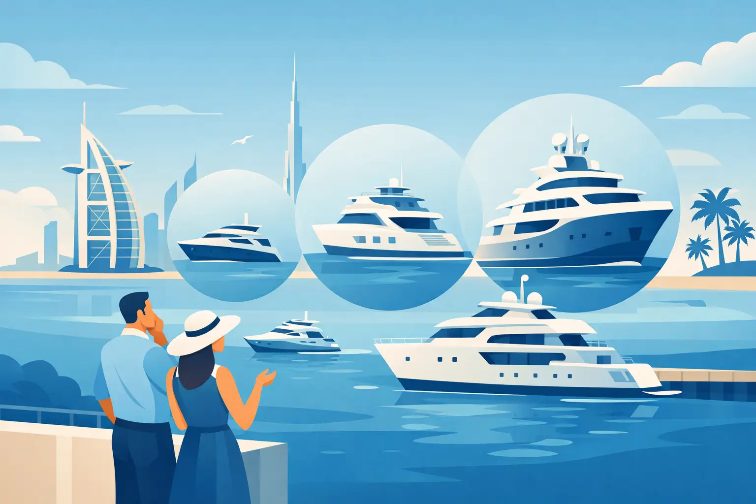 How to Choose Yacht Size Dubai