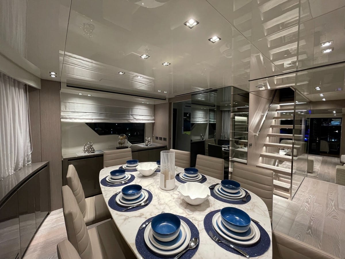 SanLorenzo SX88 formal dining area, broker photo