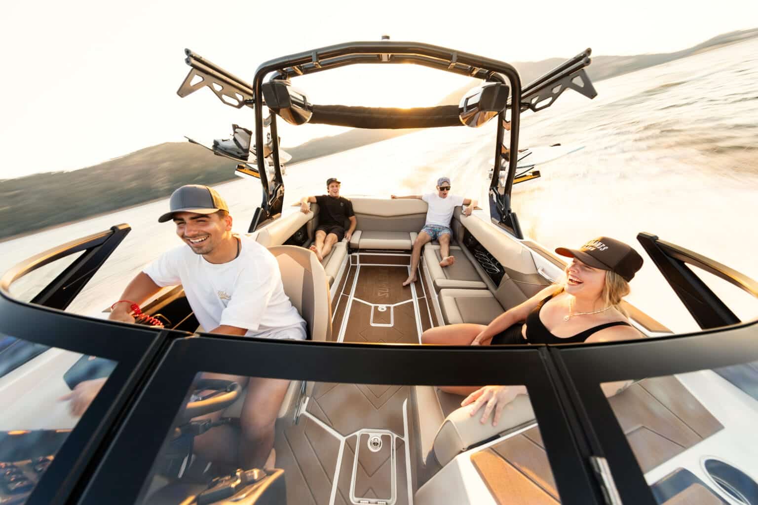 Supreme S240 cockpit view through the windshield — press photo