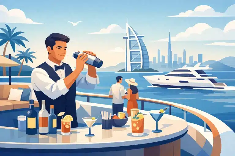 Yacht Bartender Service Dubai for Private Charters